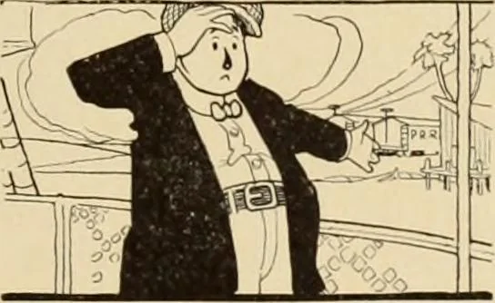 An illustration from Caricature. ed 1911, 1911, leaf 46