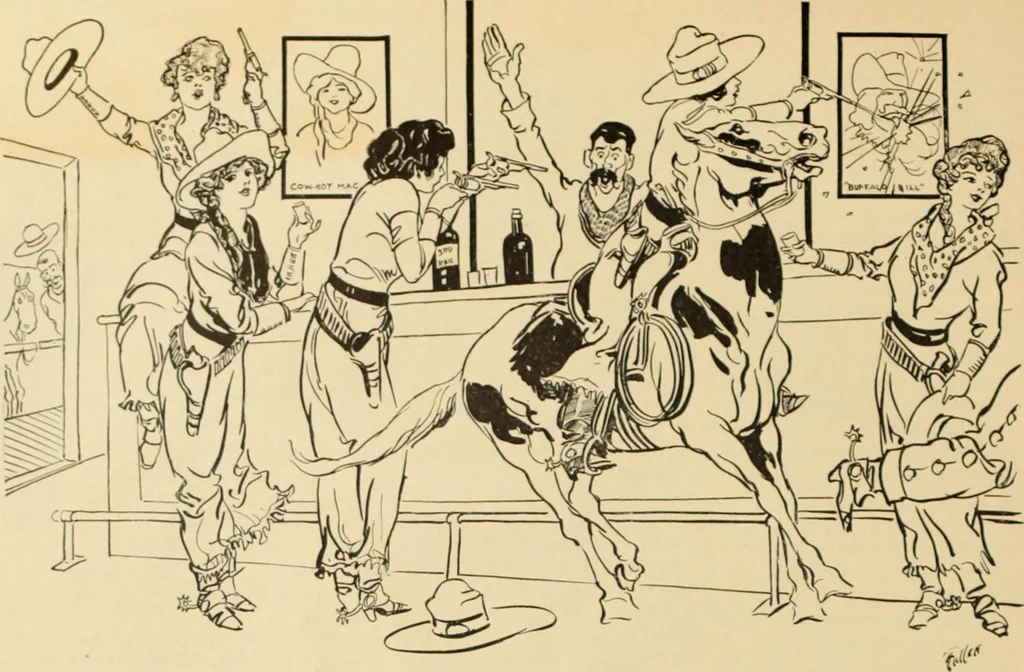 An illustration from Caricature. ed 1911, 1911, leaf 47