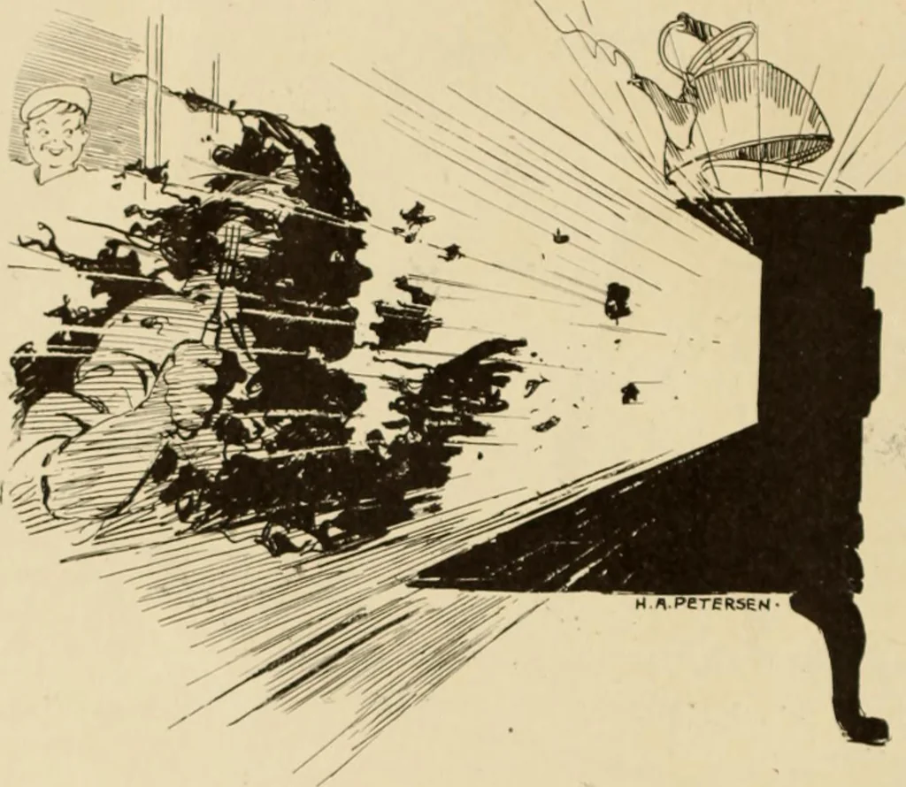 An illustration from Caricature. ed 1911, 1911, leaf 49