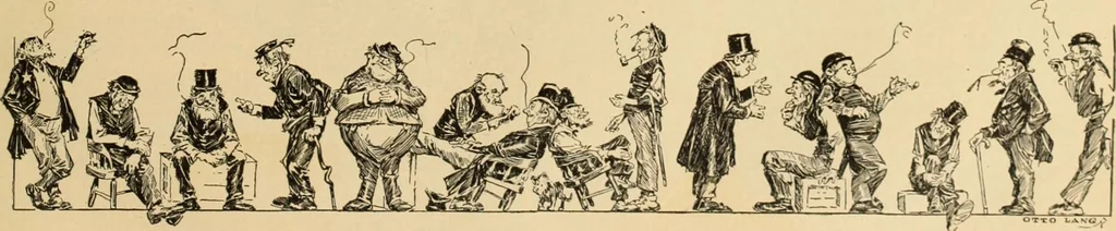 An illustration from Caricature. ed 1911, 1911, leaf 52