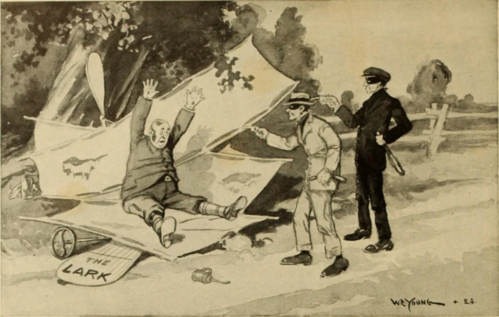 An illustration from Caricature. ed 1911, 1911, leaf 53