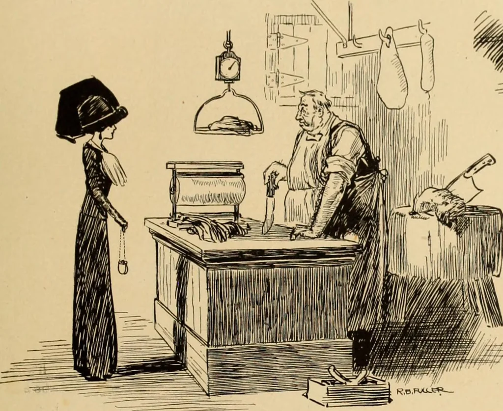 An illustration from Caricature. ed 1911, 1911, leaf 62