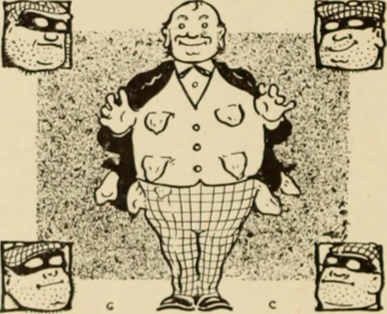 An illustration from Caricature. ed 1911, 1911, leaf 65