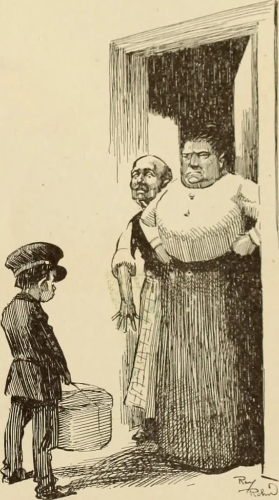 An illustration from Caricature. ed 1911, 1911, leaf 66