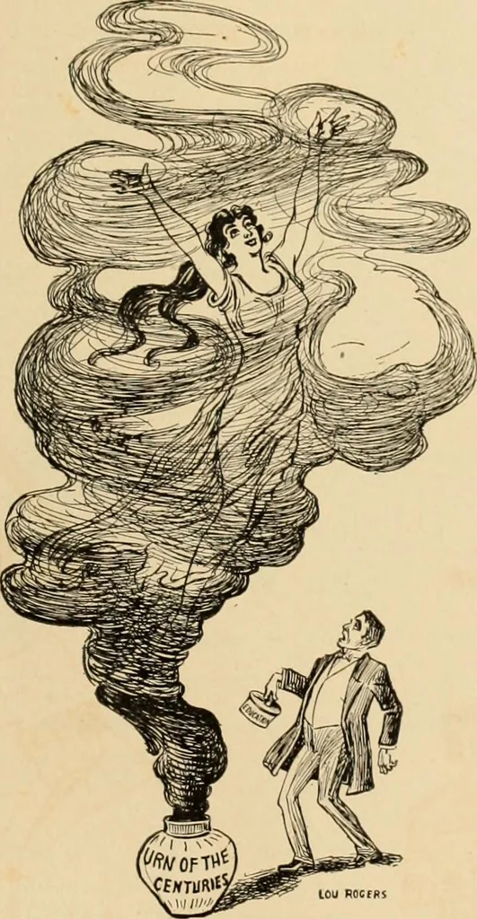 An illustration from Caricature. ed 1911, 1911, leaf 68