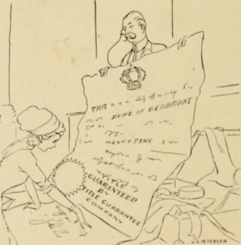 An illustration from Caricature. ed 1911, 1911, leaf 71