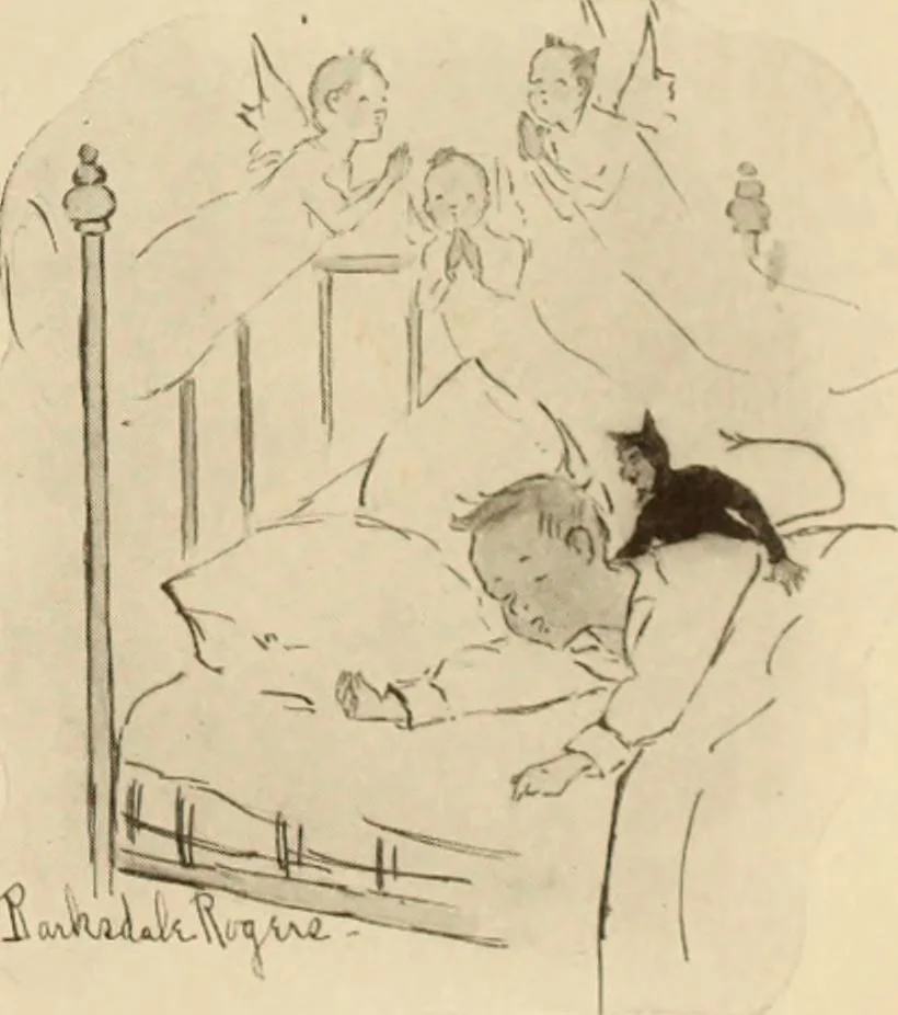 An illustration from Caricature. ed 1911, 1911, leaf 72