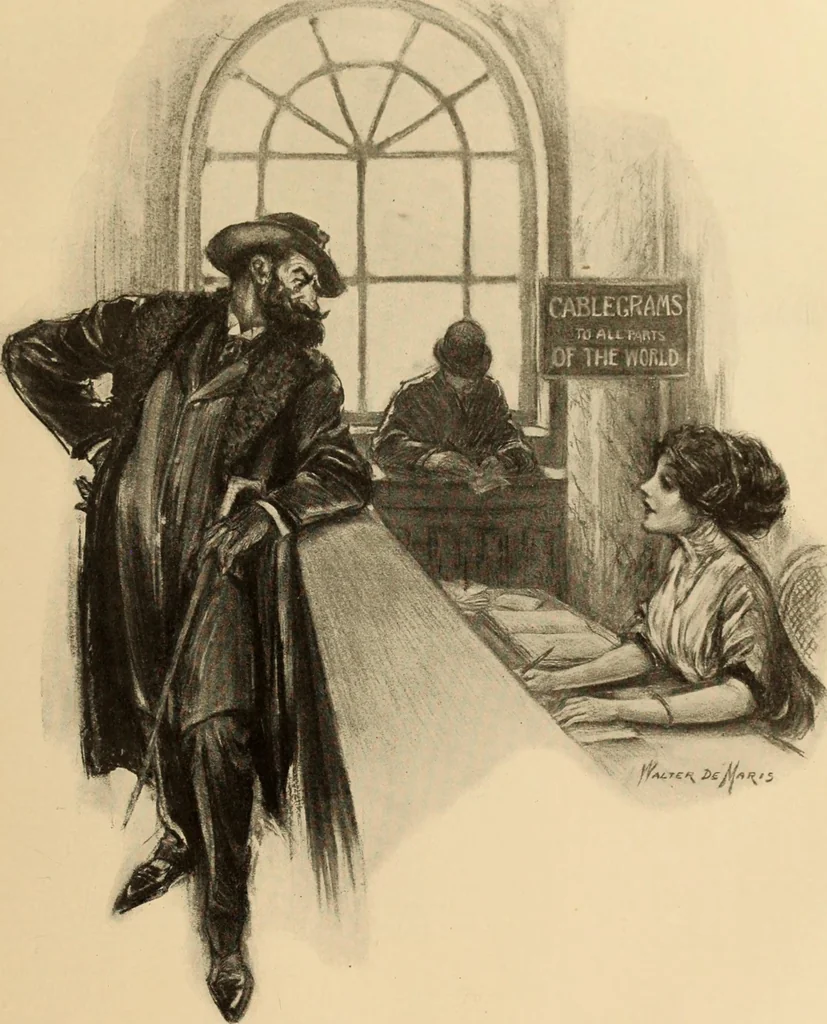 An illustration from Caricature. ed 1911, 1911, leaf 74