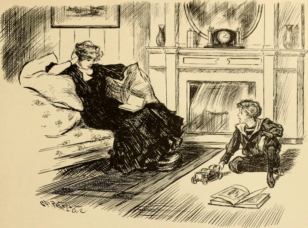 An illustration from Caricature. ed 1911, 1911, leaf 76