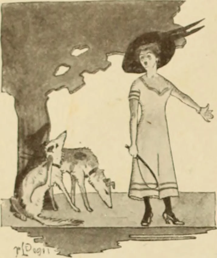An illustration from Caricature. ed 1911, 1911, leaf 79