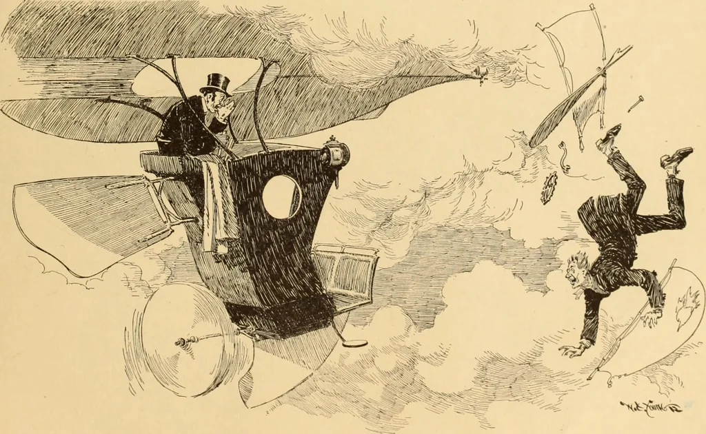 An illustration from Caricature. ed 1911, 1911, leaf 92