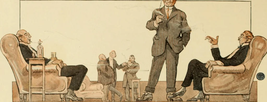An illustration from Caricature. ed 1911, 1911, leaf 93