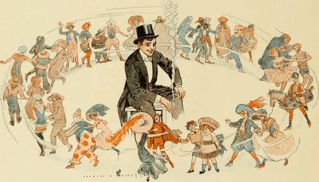 An illustration from Caricature. ed 1911, 1911, leaf 93