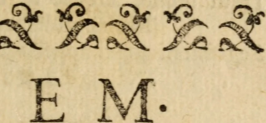 An illustration from Carmina, 1689, leaf 240