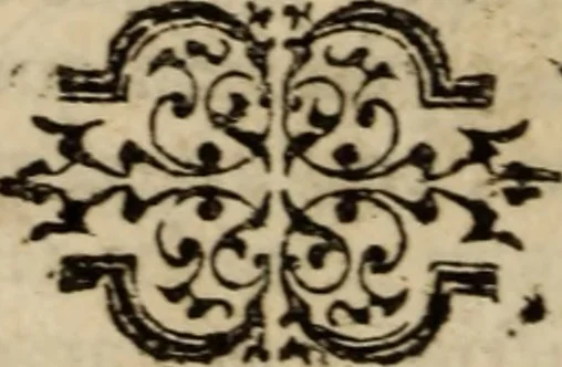 An illustration from Carmina, 1689, leaf 25