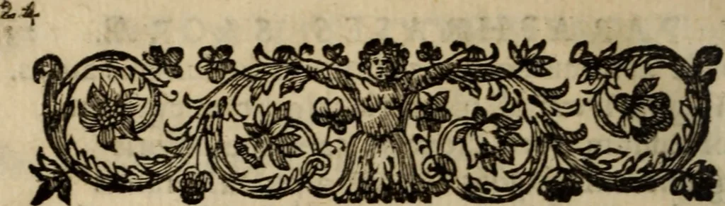 An illustration from Carmina, 1689, leaf 27