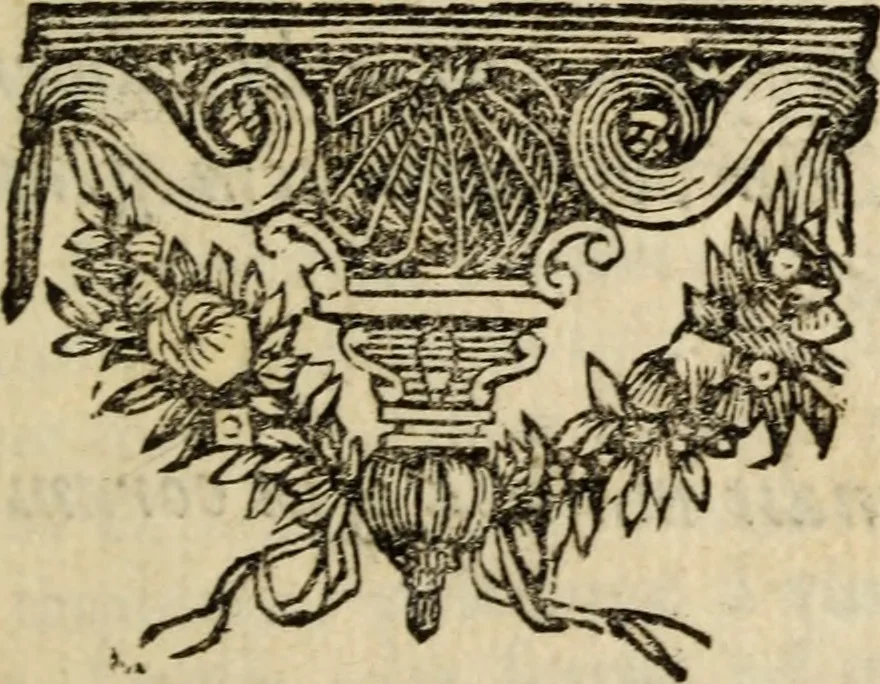 An illustration from Carmina, 1689, leaf 8
