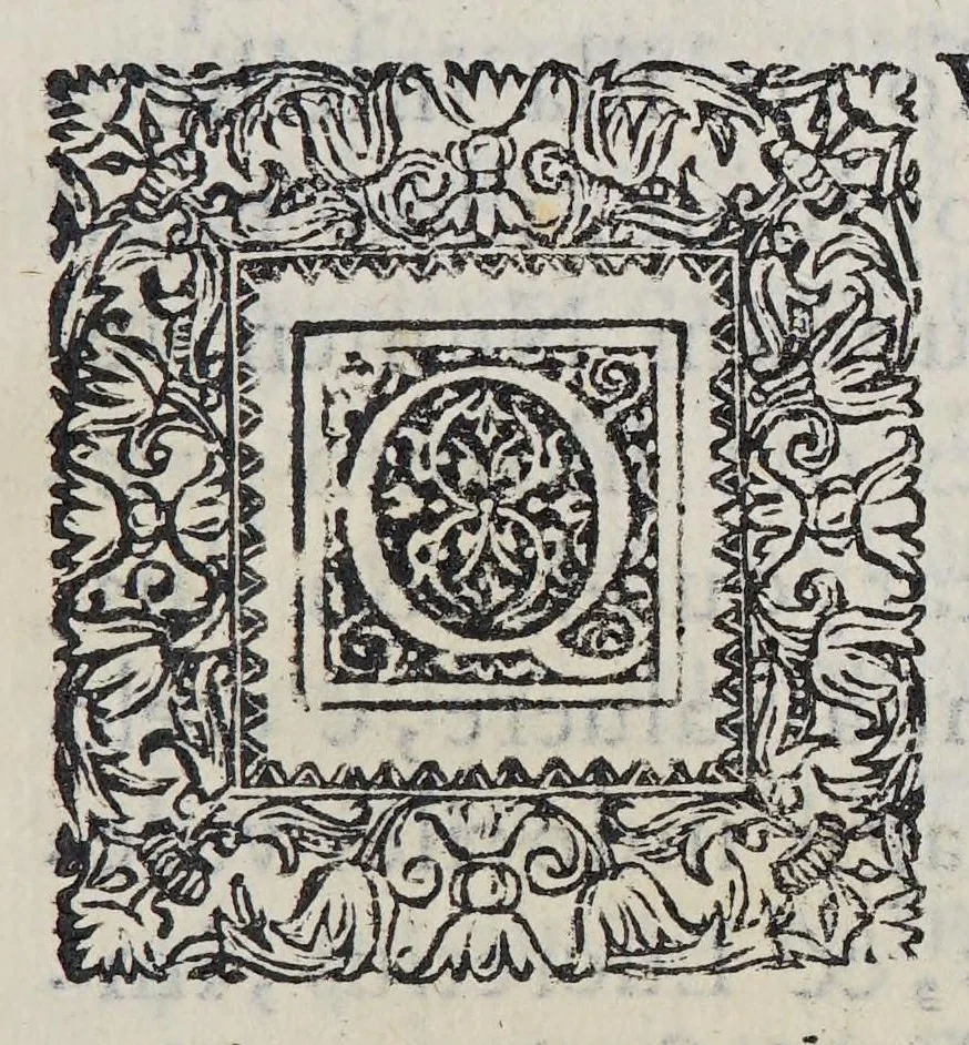 An illustration from Carmina diuersorum poetarum in obitu Illustriss. ac Reuerendmi. Co. Michaelis Turriani S. R. E. cardinalis Ampliss. Cenetaeq[ue] praesulis meritissimi., 1587, leaf 9