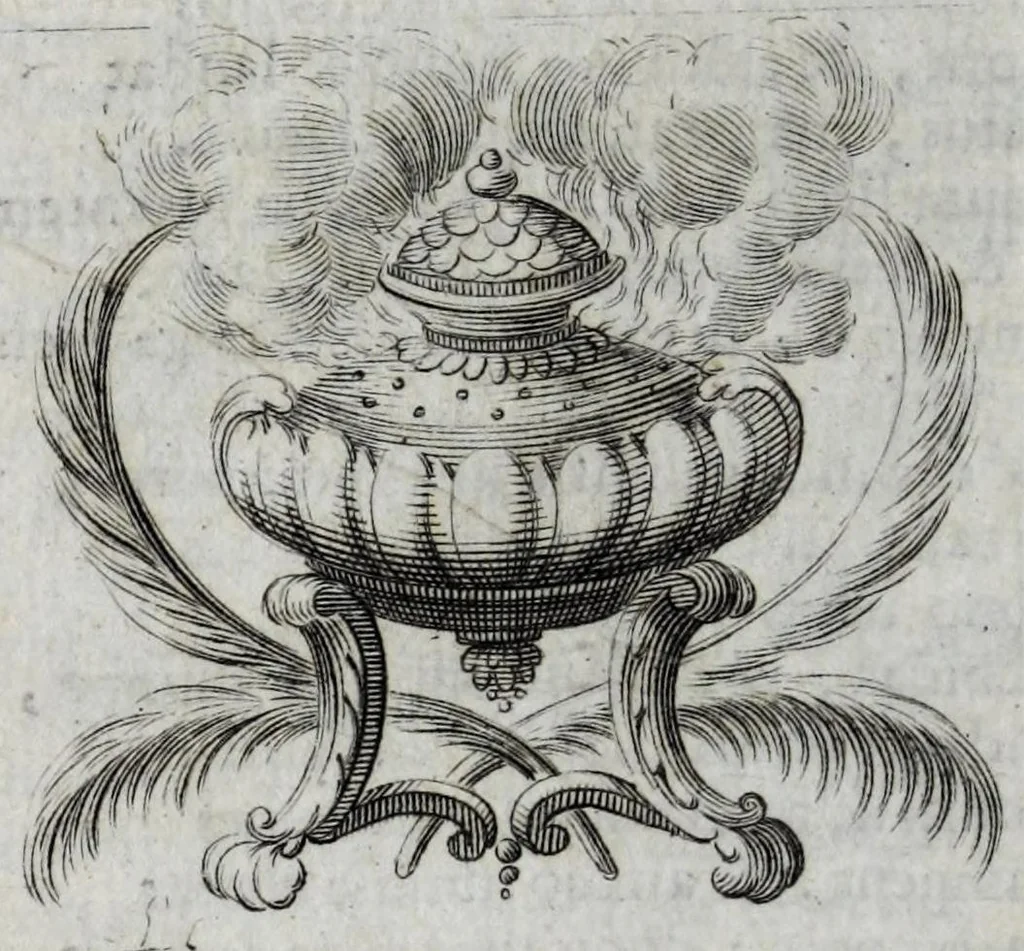 An illustration from Caroli de la Rue e Societate Jesu, Idyllia, 1672, leaf 22
