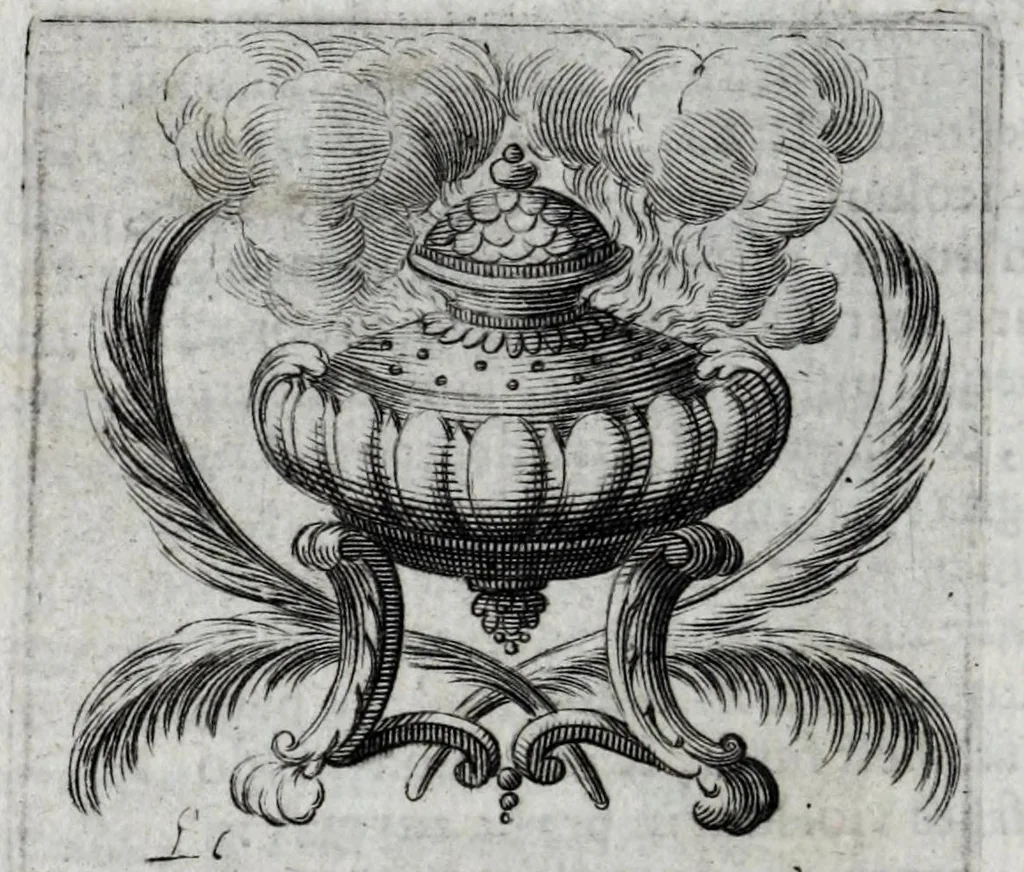 An illustration from Caroli de la Rue e Societate Jesu, Idyllia, 1672, leaf 44