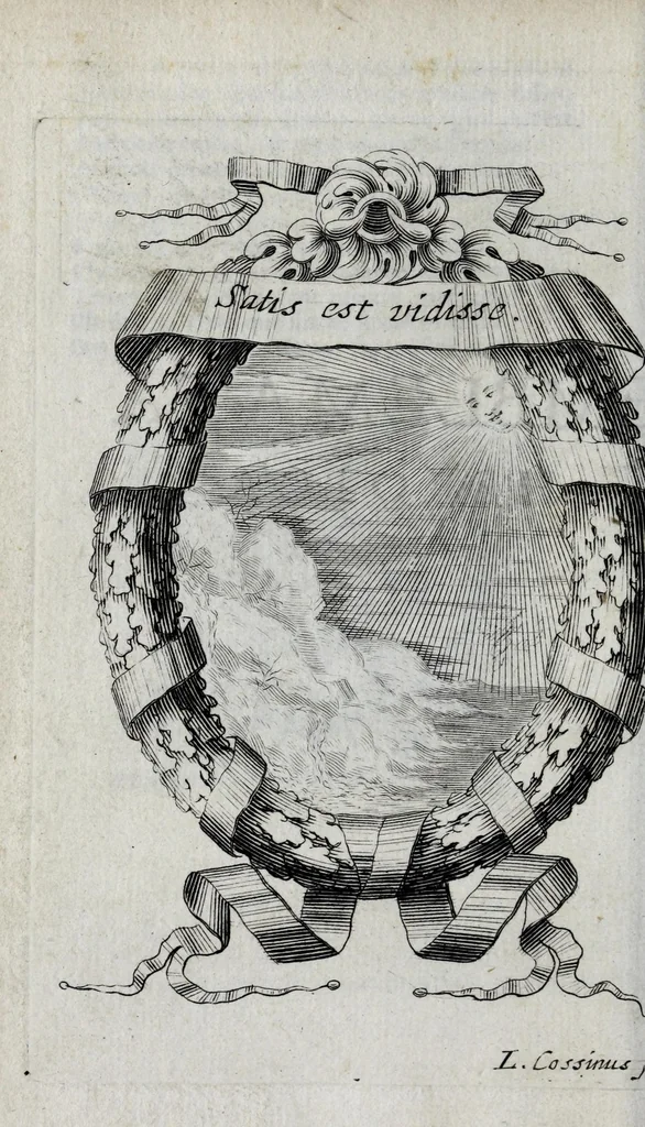 An illustration from Caroli de la Rue e Societate Jesu, Idyllia, 1672, leaf 46