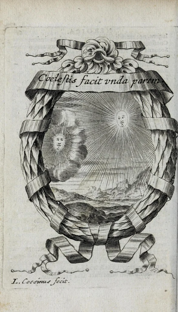 An illustration from Caroli de la Rue e Societate Jesu, Idyllia, 1672, leaf 68