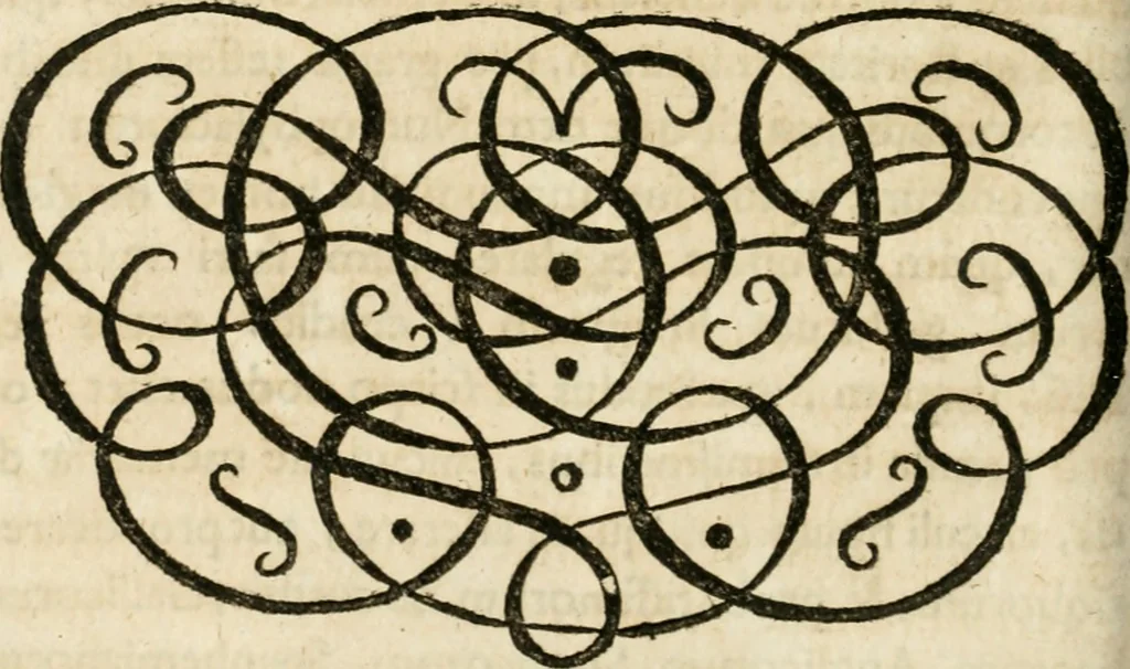 An illustration from Caroli Gustavi Heraei sacrae caes., majest., consiliarii, & rei antiquae, nec non feriundis numismatibus praefecti, Inscriptiones et symbola varii argumenti, 1734, leaf 107