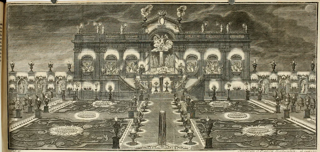 An illustration from Caroli Gustavi Heraei sacrae caes., majest., consiliarii, & rei antiquae, nec non feriundis numismatibus praefecti, Inscriptiones et symbola varii argumenti, 1734, leaf 137
