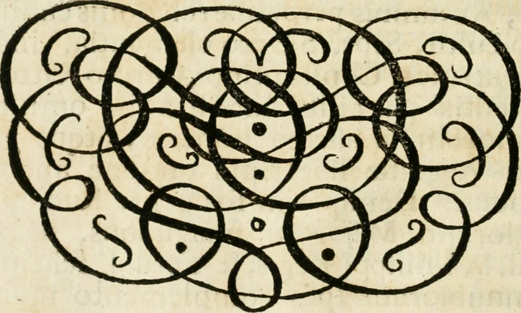 An illustration from Caroli Gustavi Heraei sacrae caes., majest., consiliarii, & rei antiquae, nec non feriundis numismatibus praefecti, Inscriptiones et symbola varii argumenti, 1734, leaf 193