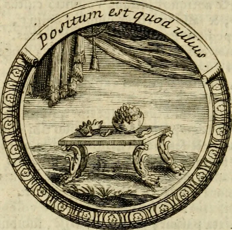 An illustration from Caroli Ruaei e Societate Jesu Carminum libri quatuor, 1688, leaf 161