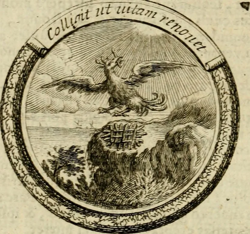 An illustration from Caroli Ruaei e Societate Jesu Carminum libri quatuor, 1688, leaf 169