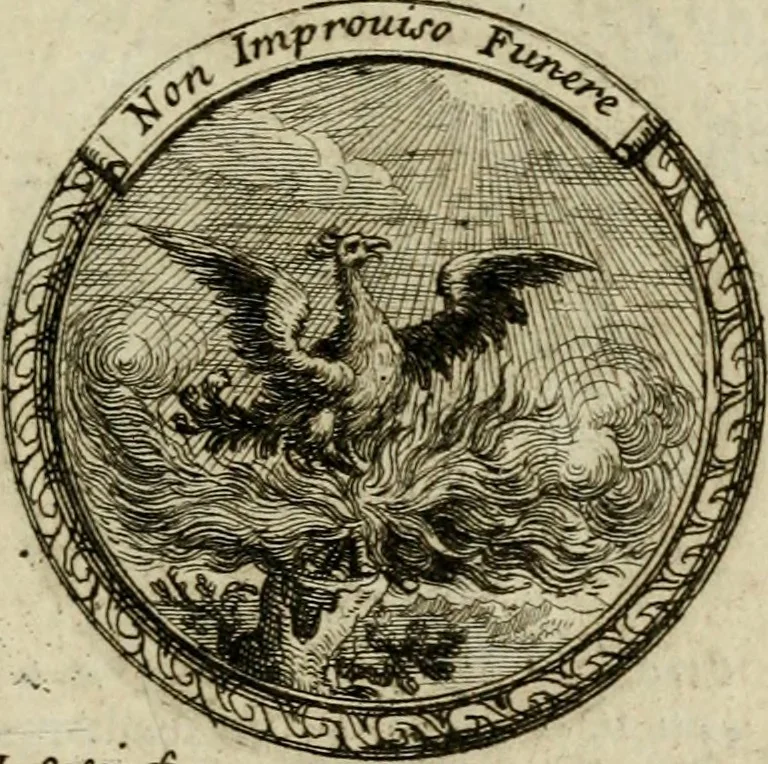 An illustration from Caroli Ruaei e Societate Jesu Carminum libri quatuor, 1688, leaf 176