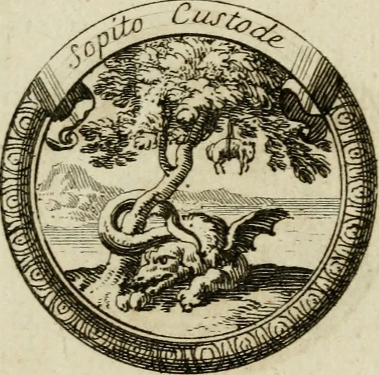 An illustration from Caroli Ruaei e Societate Jesu Carminum libri quatuor, 1688, leaf 180