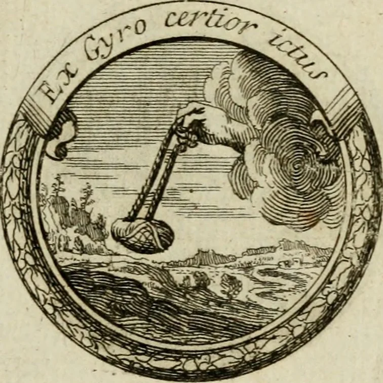 An illustration from Caroli Ruaei e Societate Jesu Carminum libri quatuor, 1688, leaf 184