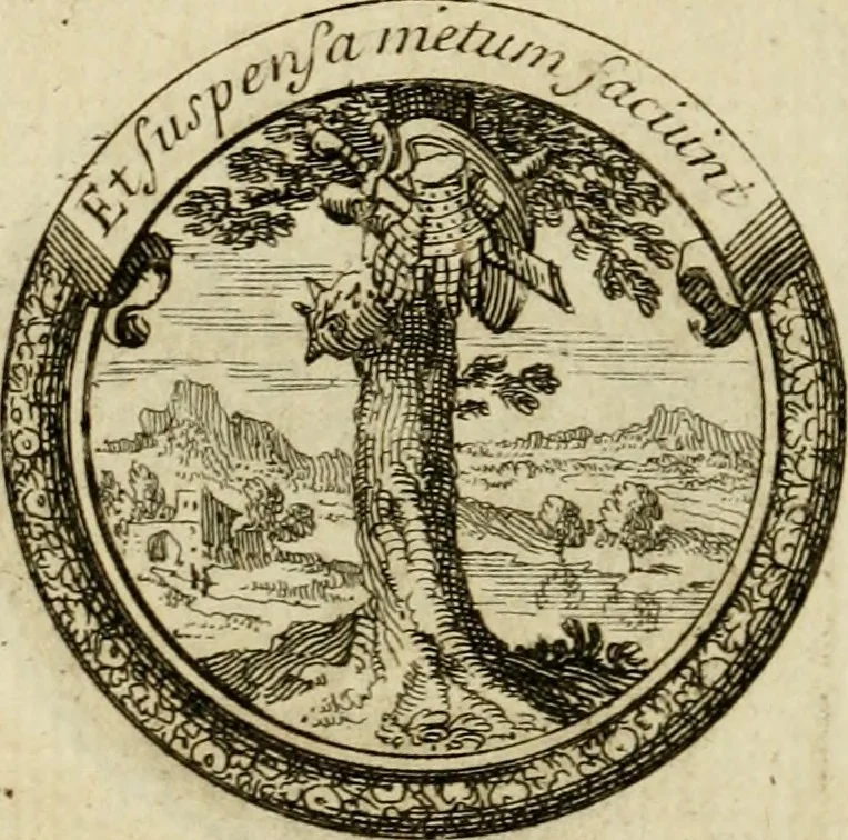 An illustration from Caroli Ruaei e Societate Jesu Carminum libri quatuor, 1688, leaf 187