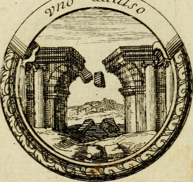 An illustration from Caroli Ruaei e Societate Jesu Carminum libri quatuor, 1688, leaf 189