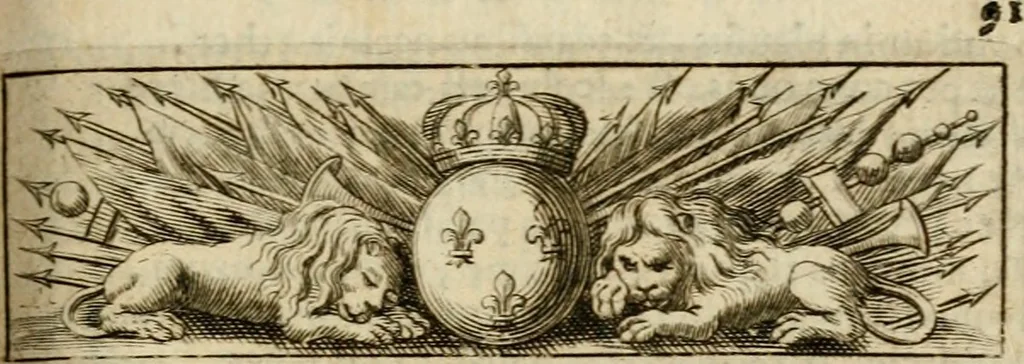 An illustration from Caroli Ruaei e Societate Jesu Carminum libri quatuor, 1688, leaf 96