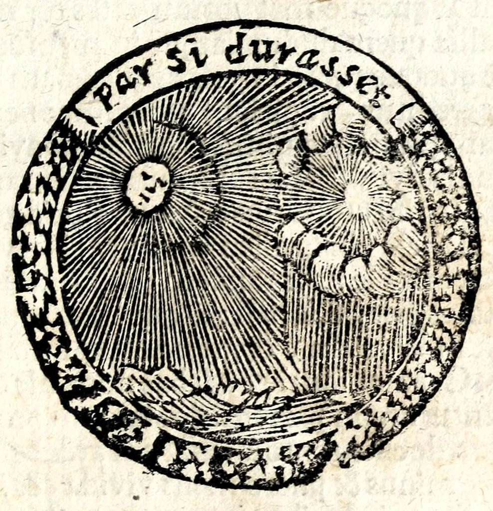 An illustration from Caroli Ruaei e Societate Jesu Carminum libri quatuor, 1699, leaf 169