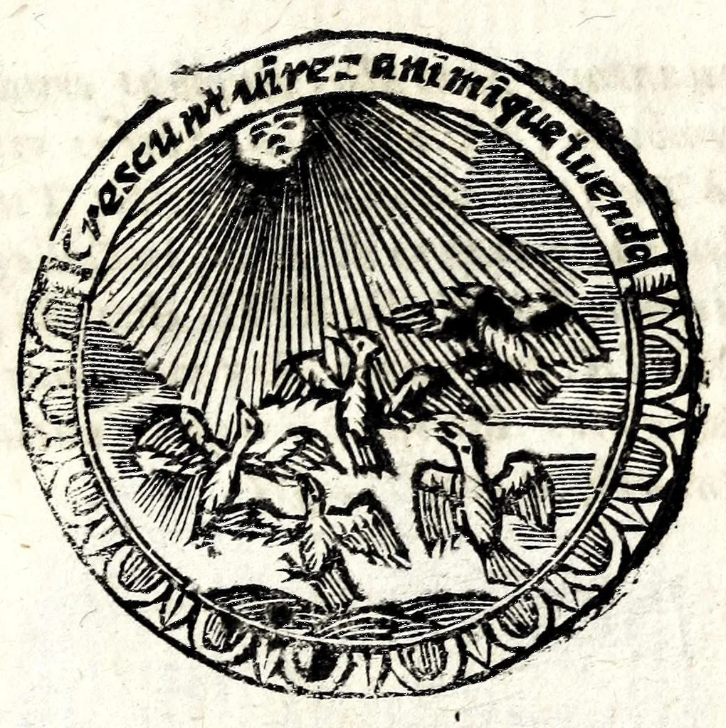 An illustration from Caroli Ruaei e Societate Jesu Carminum libri quatuor, 1699, leaf 181