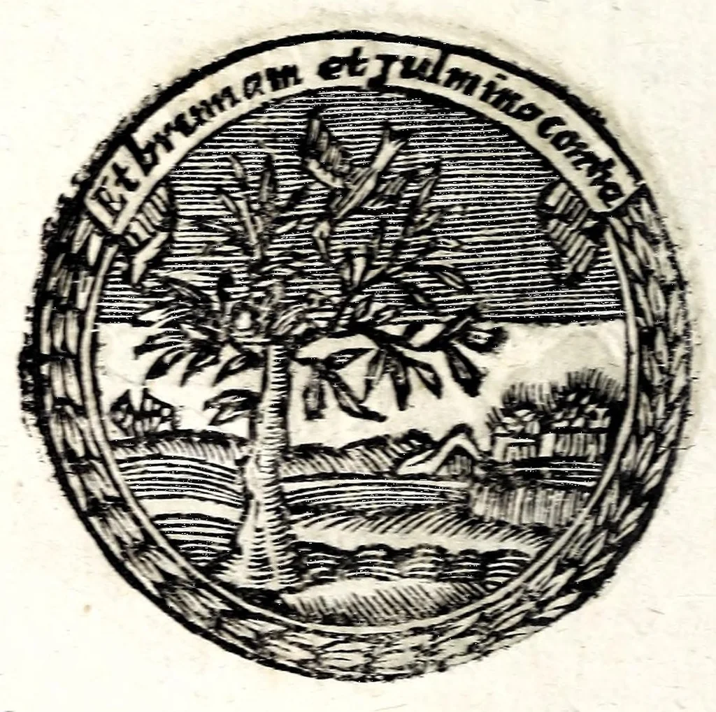 An illustration from Caroli Ruaei e Societate Jesu Carminum libri quatuor, 1699, leaf 184
