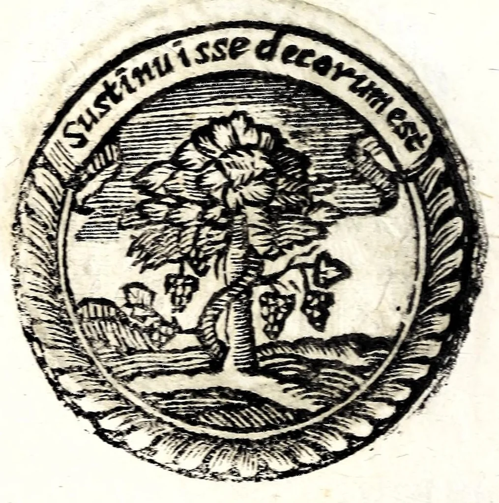 An illustration from Caroli Ruaei e Societate Jesu Carminum libri quatuor, 1699, leaf 196