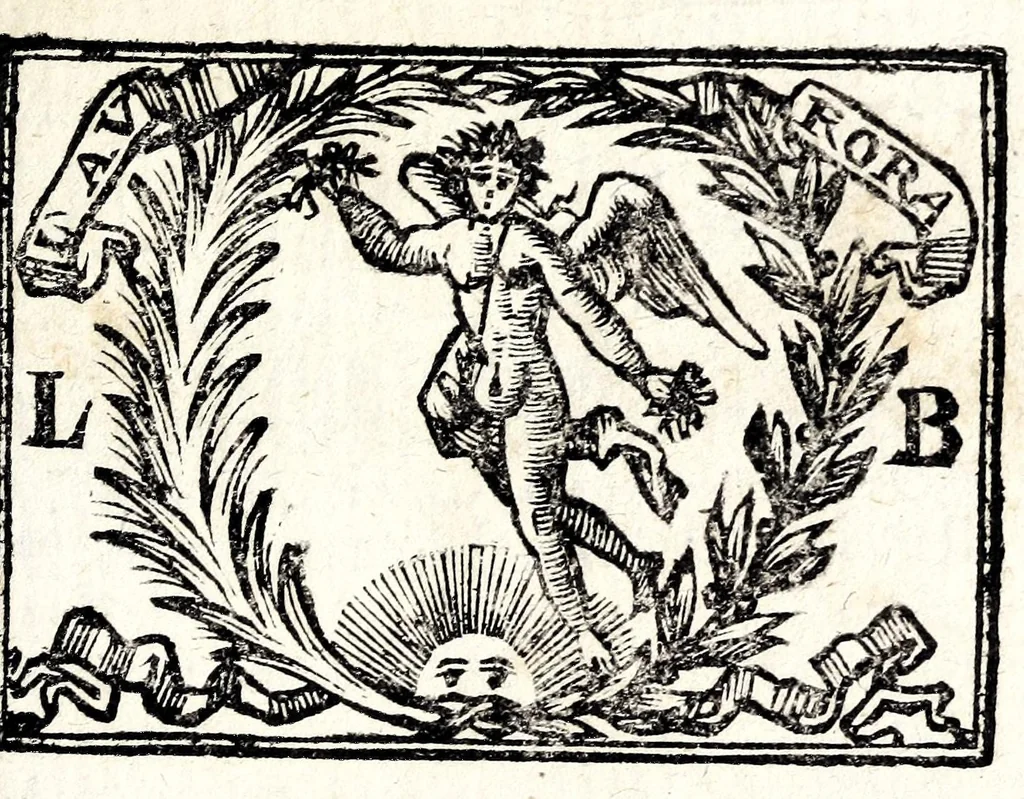 An illustration from Caroli Ruaei e Societate Jesu Carminum libri quatuor, 1699, leaf 5