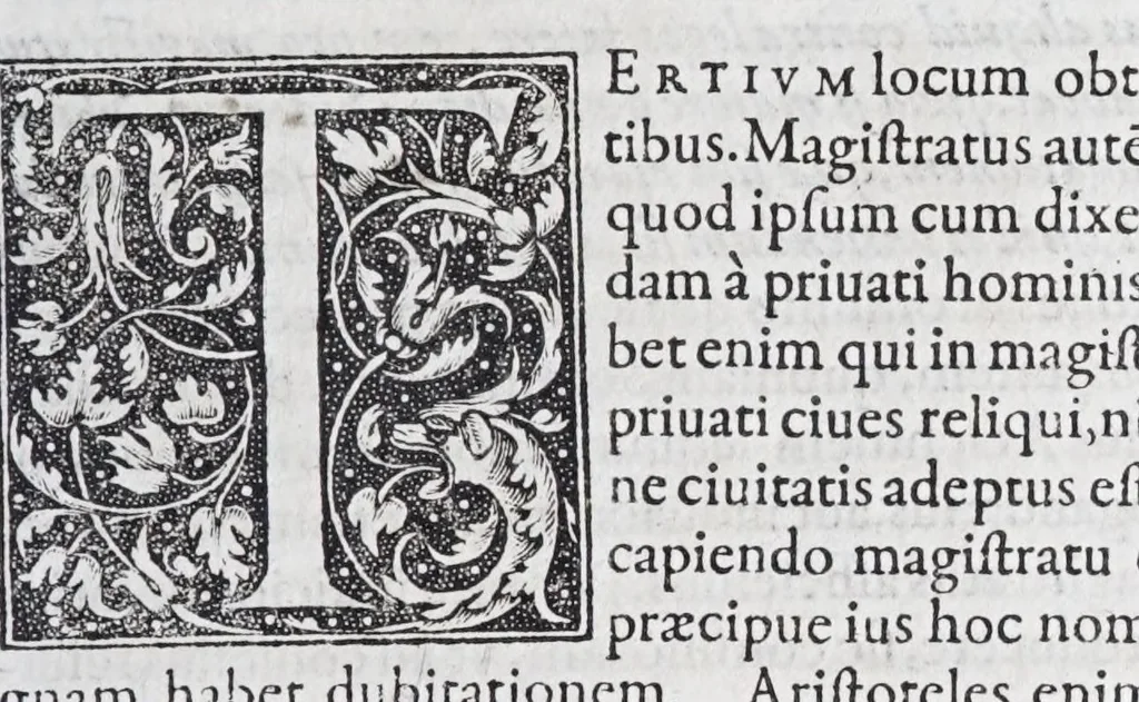 An illustration from Caroli Sigonii De antiqvo ivre civivm Romanorvm Italiae, provinciarvm, Romanae ivrisprvdentiae iudiciis, tum priuatis, tum publicis, eorúmque ratione libri XI : quibus Romani historici, oratores, iurisprudentes, locis innumerabilibus, ex abditis monumentis, explicantur : eivsdem de repvblica Atheniensivm, eorvmqve ac Lacedaemoniorvm temporibvs, libri qvinqvue .., 1576, leaf 635