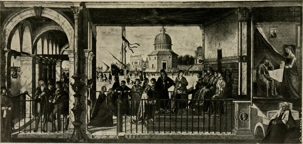 An illustration from Carpaccio, 1903, leaf 12