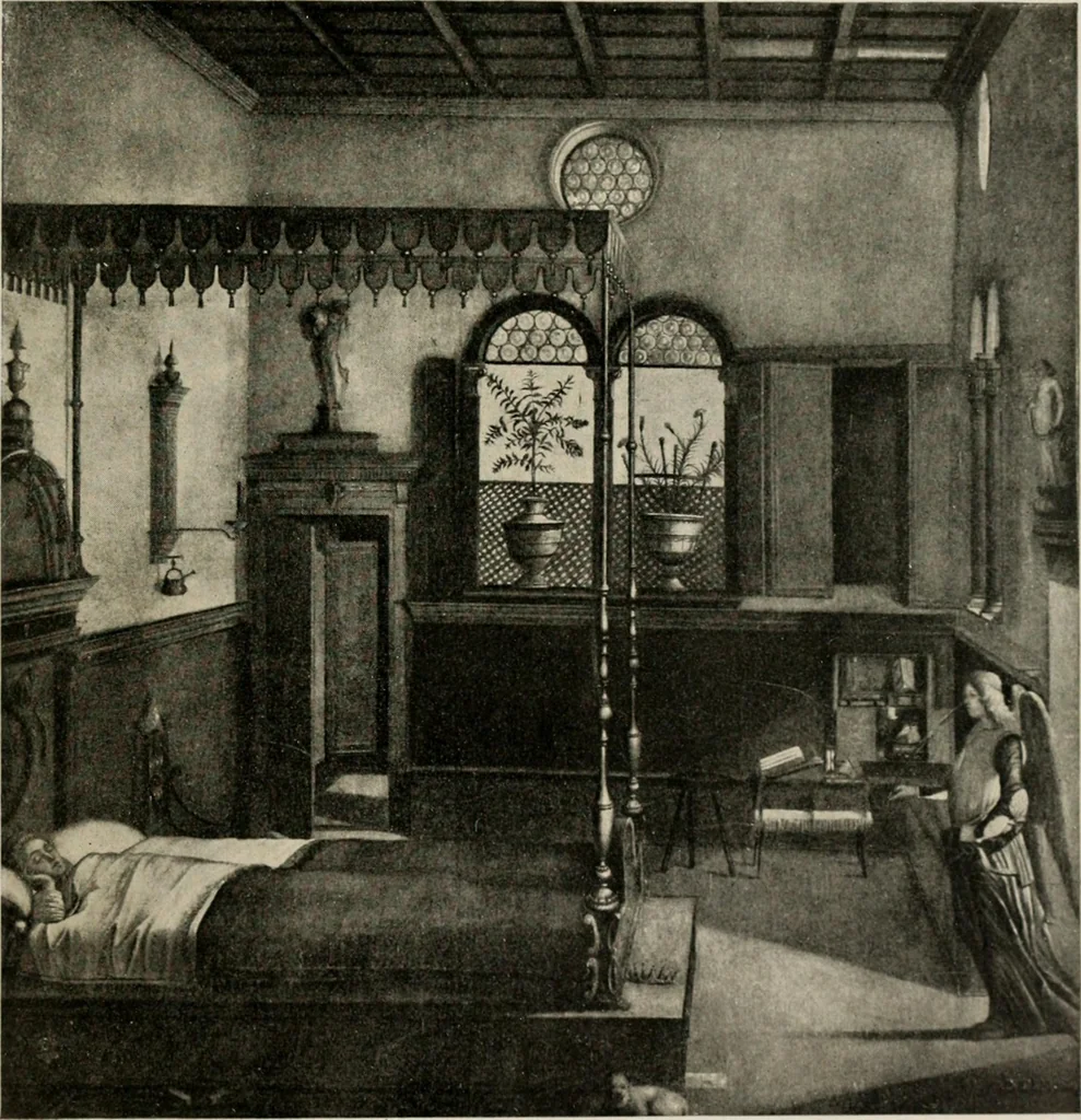 An illustration from Carpaccio, 1903, leaf 18