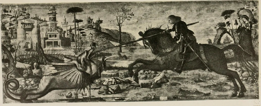 An illustration from Carpaccio, 1903, leaf 28