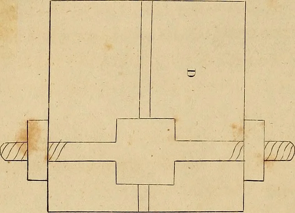 An illustration from The carpenter's new guide: being a complete book of lines for carpentry and joinery. Treating fully on practical geometry, soffits, brick and plaster groins ... with a great variety of designs for roofs, trussed girders ... with many other things entirely new: the whole founded on true geometrical principles; the theory and practice well explained and fully exemplified on eighty-four copper-plates; including some observations and calculations on the strength of timber, 1830, leaf 161