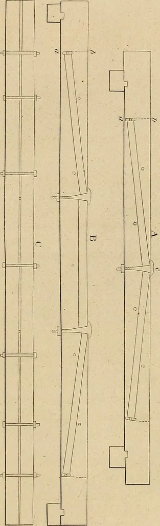 An illustration from The carpenter's new guide: being a complete book of lines for carpentry and joinery, 1848, leaf 146