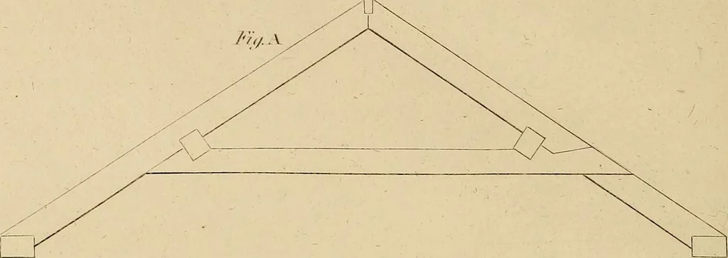 An illustration from The carpenter's new guide: being a complete book of lines for carpentry and joinery, 1848, leaf 149