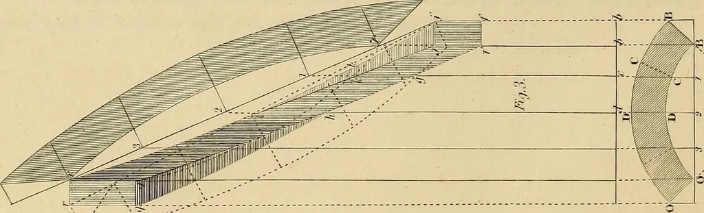 An illustration from The carpenter's new guide: being a complete book of lines for carpentry and joinery, 1848, leaf 235